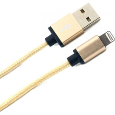 Кабель Extradigital USB - Lightning iPhone SE, 6, 6S, 7, 7 Plus, 1m, Gold